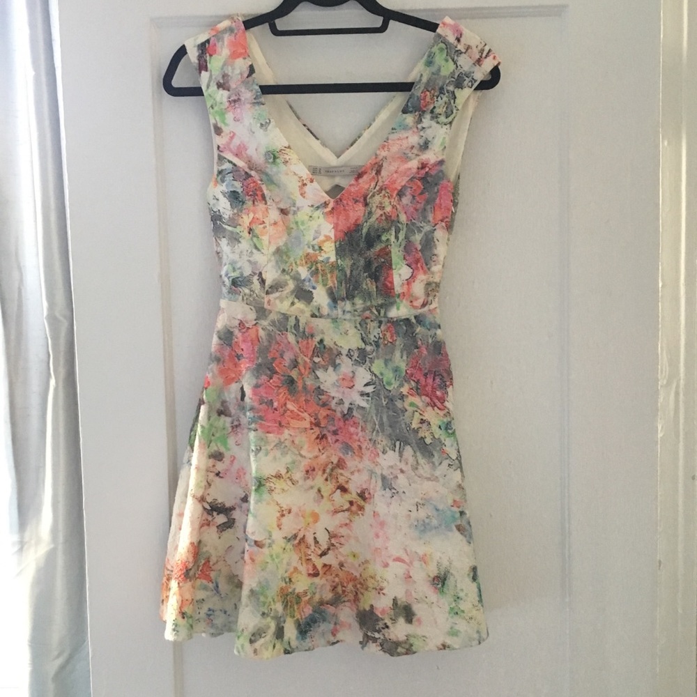 Beautiful zara floral print dress